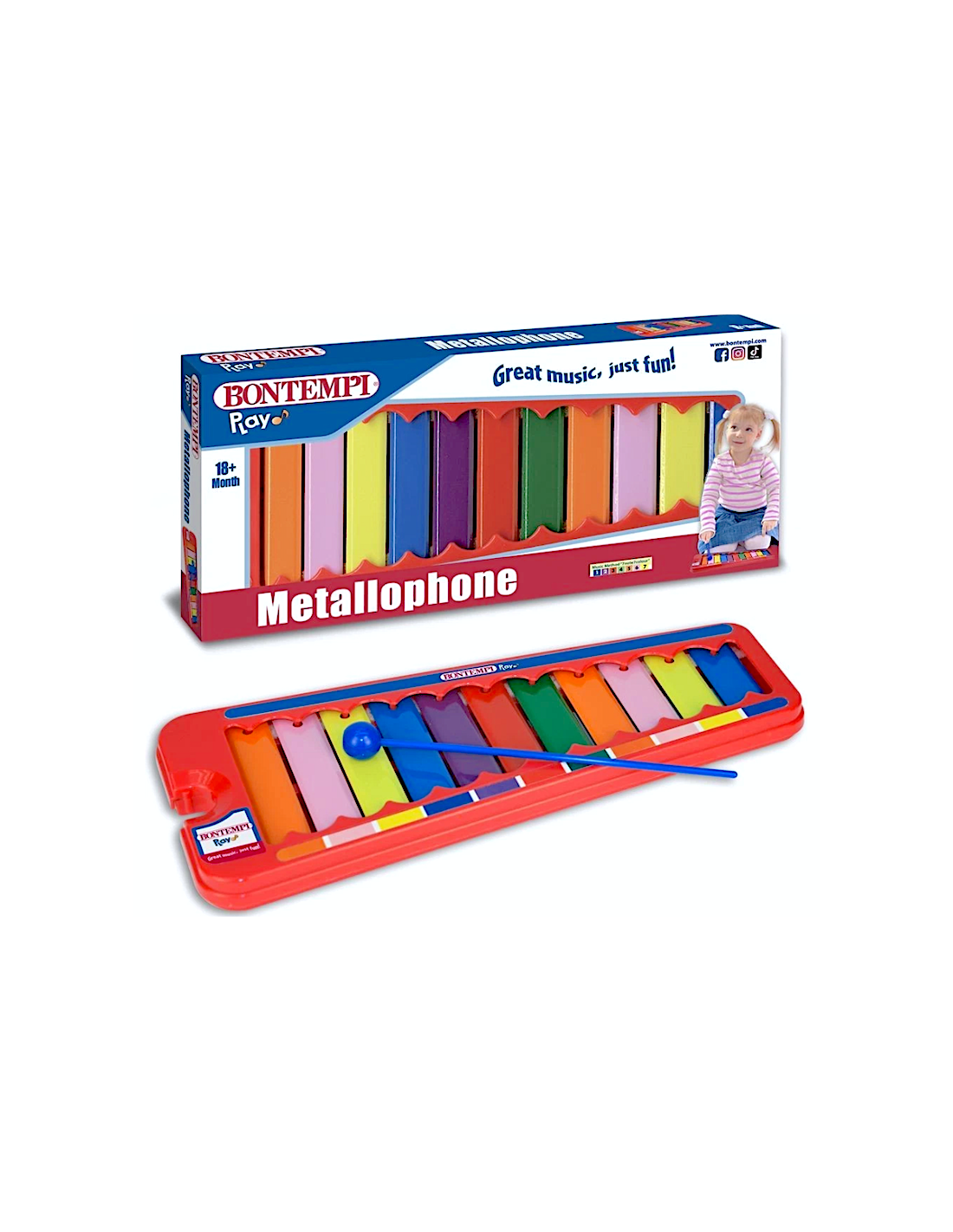 XILOFONO 551133 METALLO COLORATO