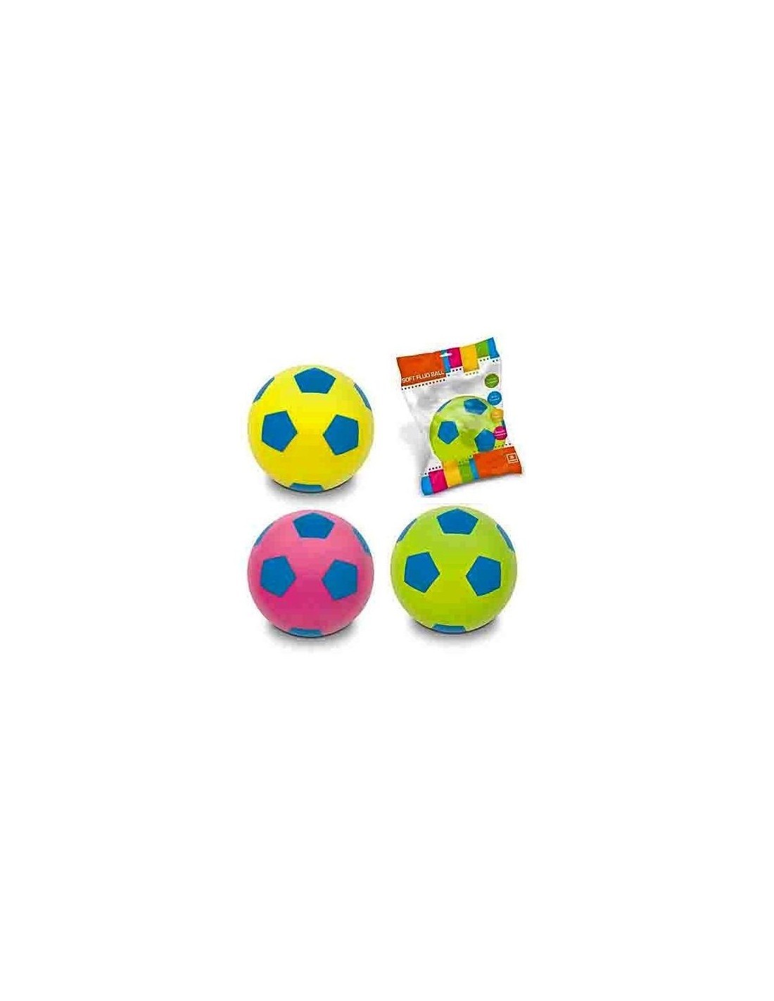 PALLONE IN SPUGNA FLUO 07926 MONDO su TreG Ingrosso