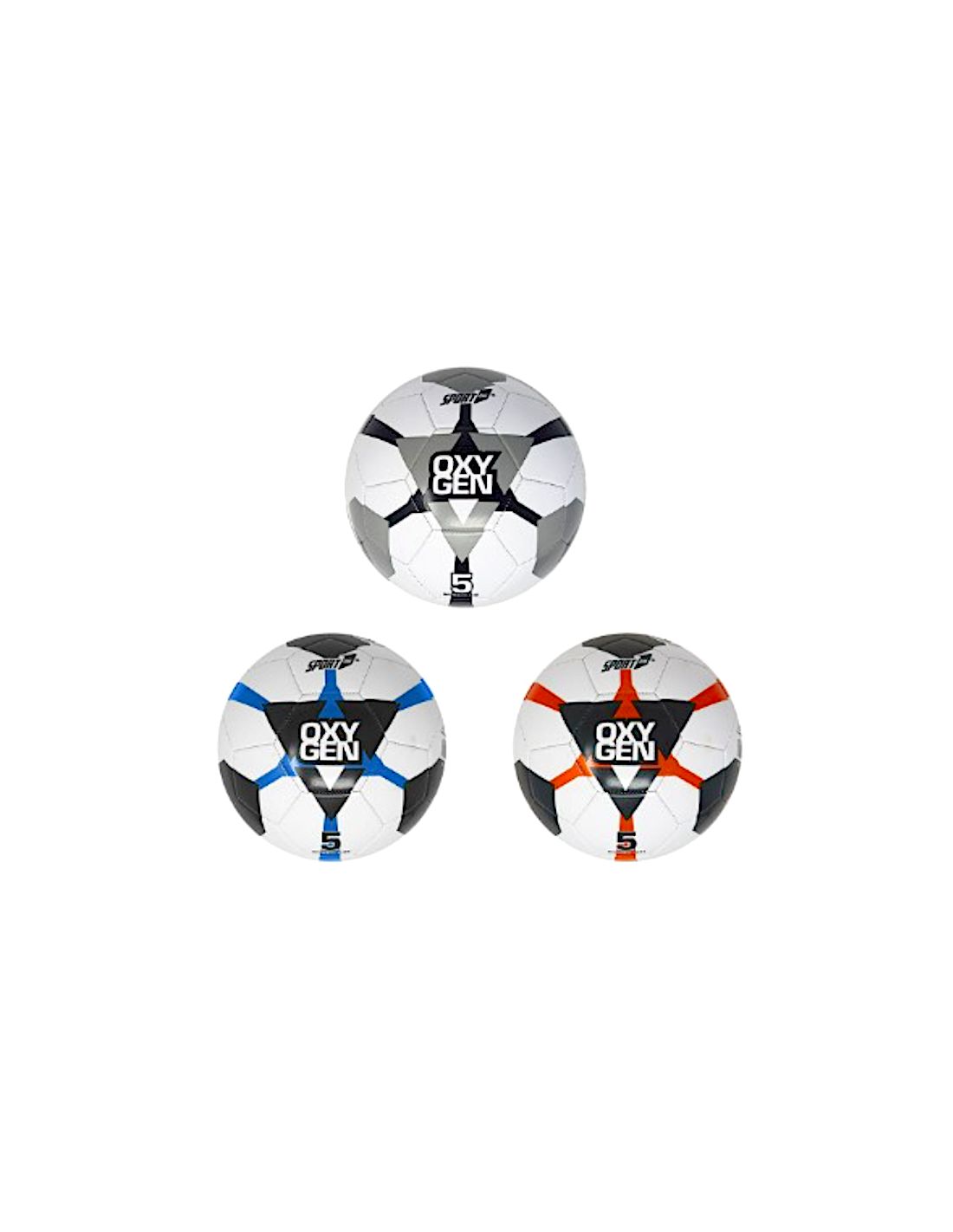 PALLONE 702100326 CALCIO OXYGEN SGONFIO