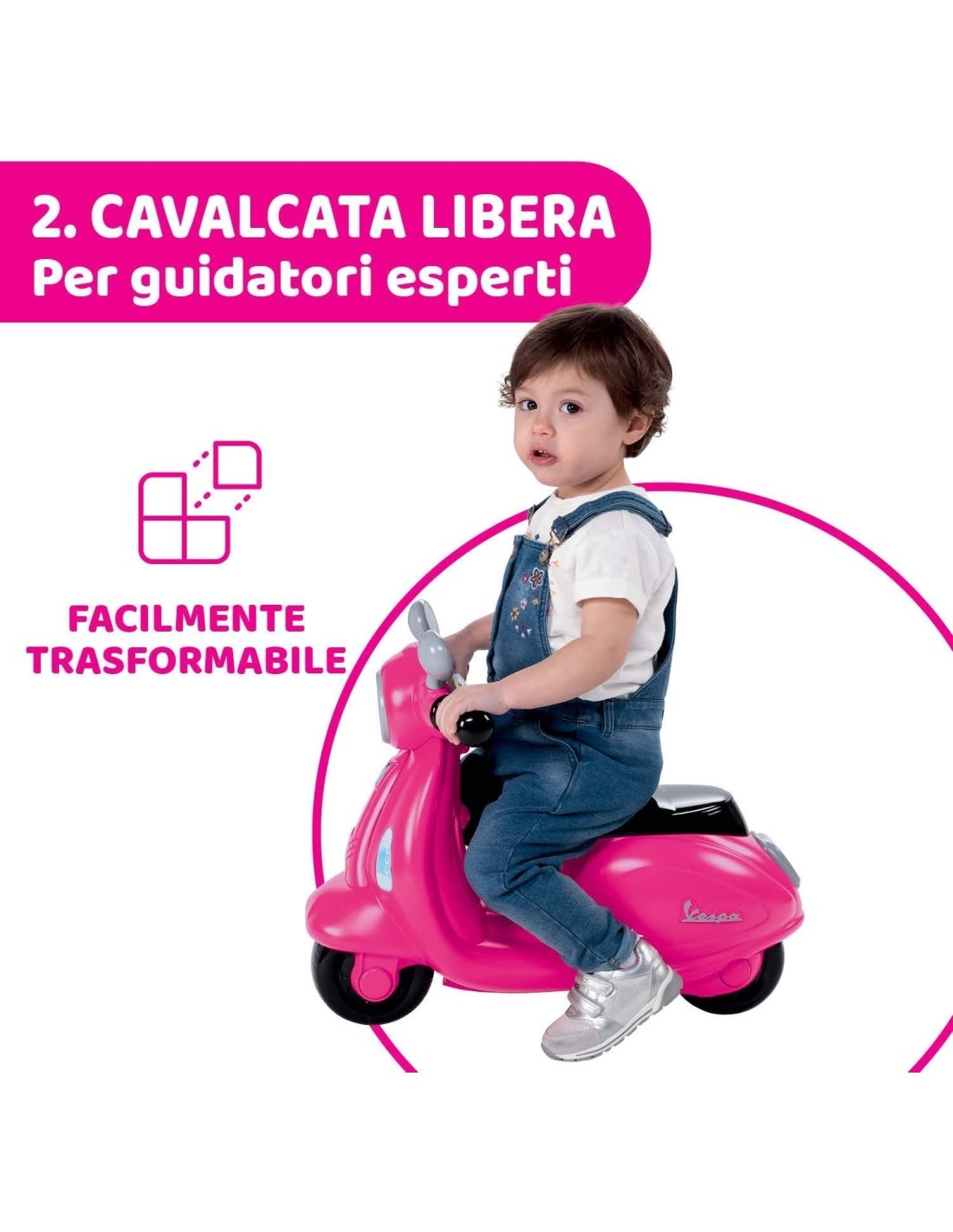VESPA PRIMAVERA ROSA CHICCO su TreG Ingrosso