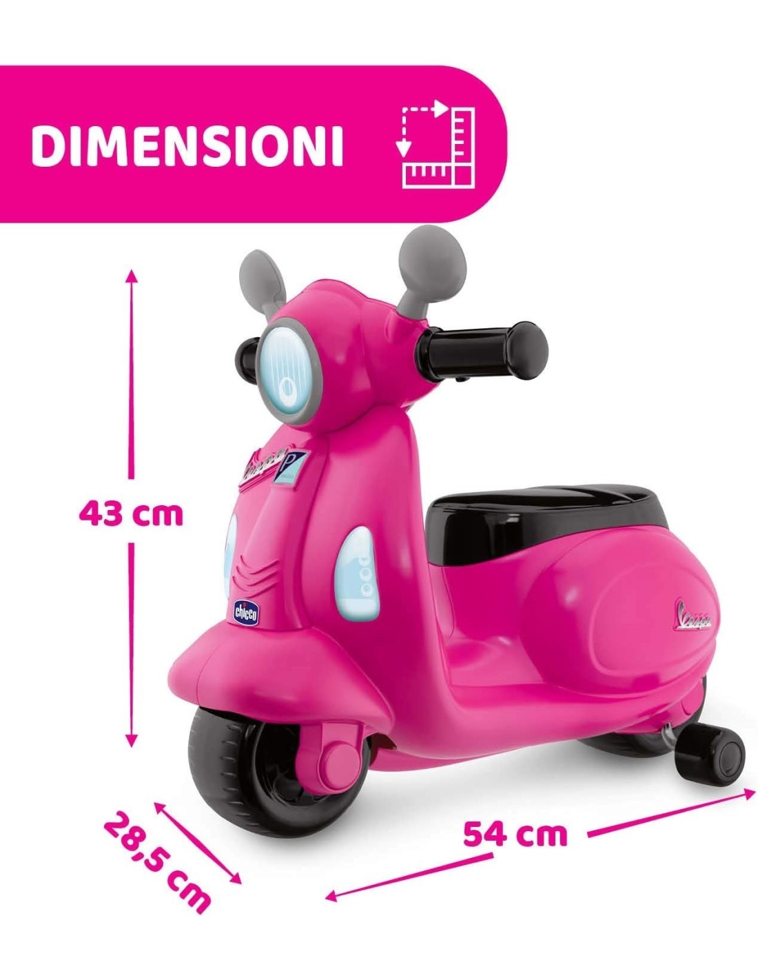 VESPA PRIMAVERA ROSA CHICCO su TreG Ingrosso