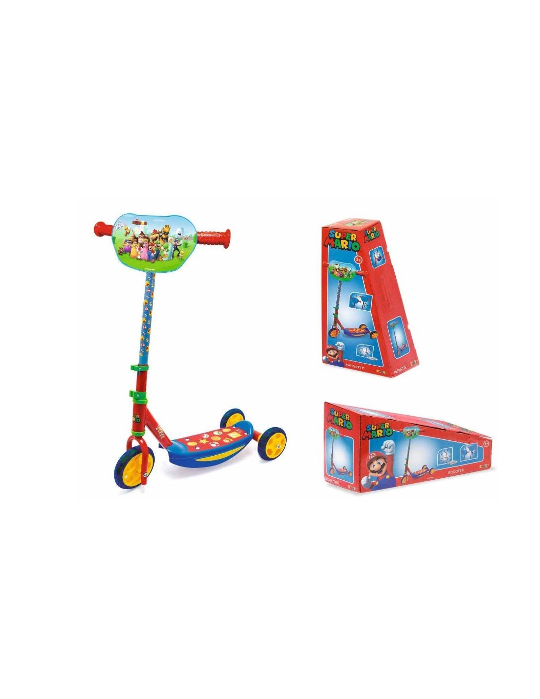 SUPER MARIO 750907 MONOPATTINO 3 RUOTE