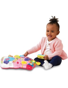 VTech Super Primi Passi Parlante 2 in 1 - Rosa, Gioco Educativo per Bambini 9-36 Mesi