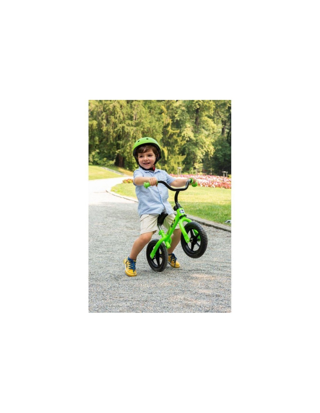 Balance Bike Chicco - Bicicletta Senza Pedali per Sviluppare l'Equilibrio (2-5 anni) VERDE