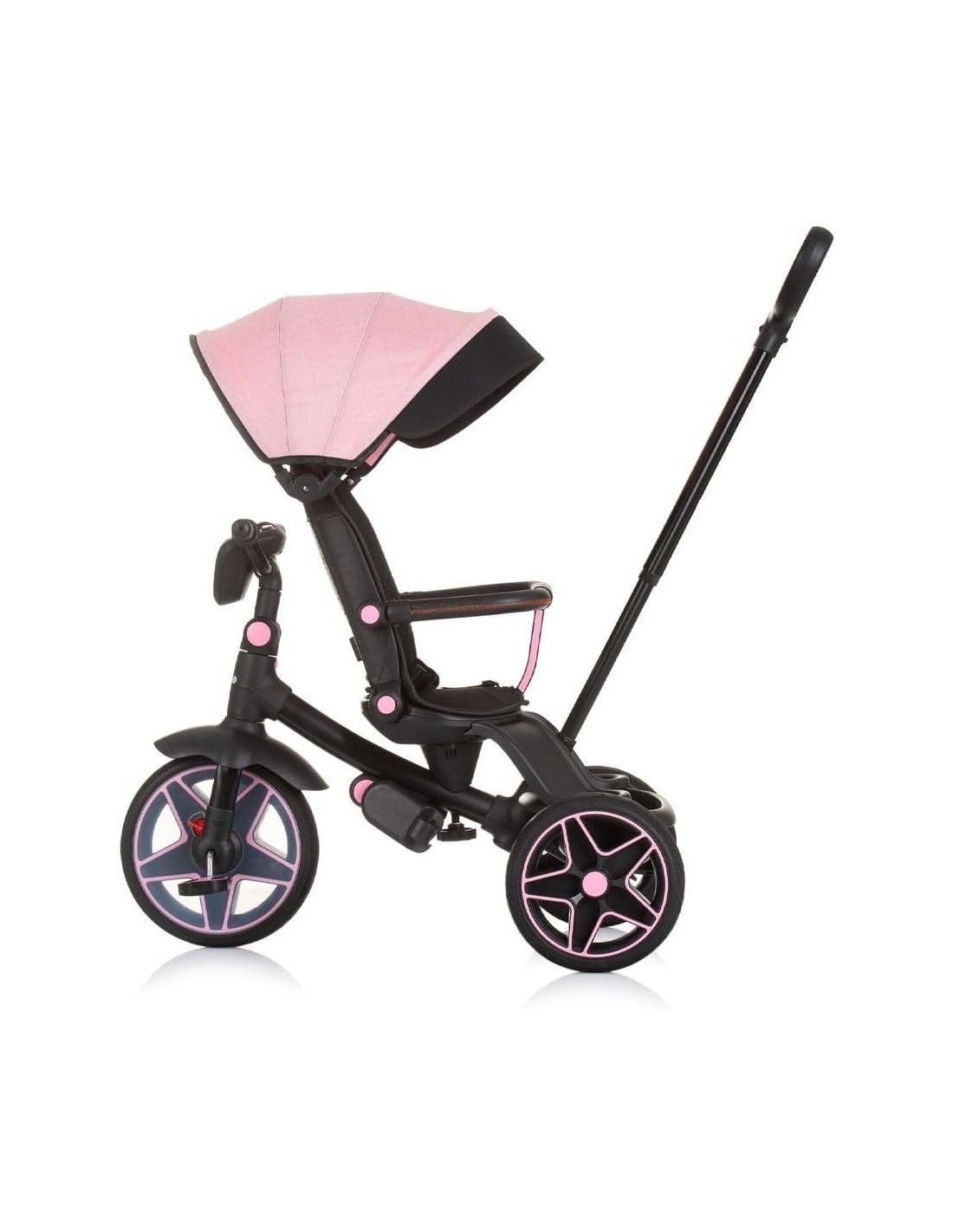 TRICICLO, CHIPOLINO DERBY, FLAMINGO, 2 IN 1, 18 MESI, 80X50X105 CM