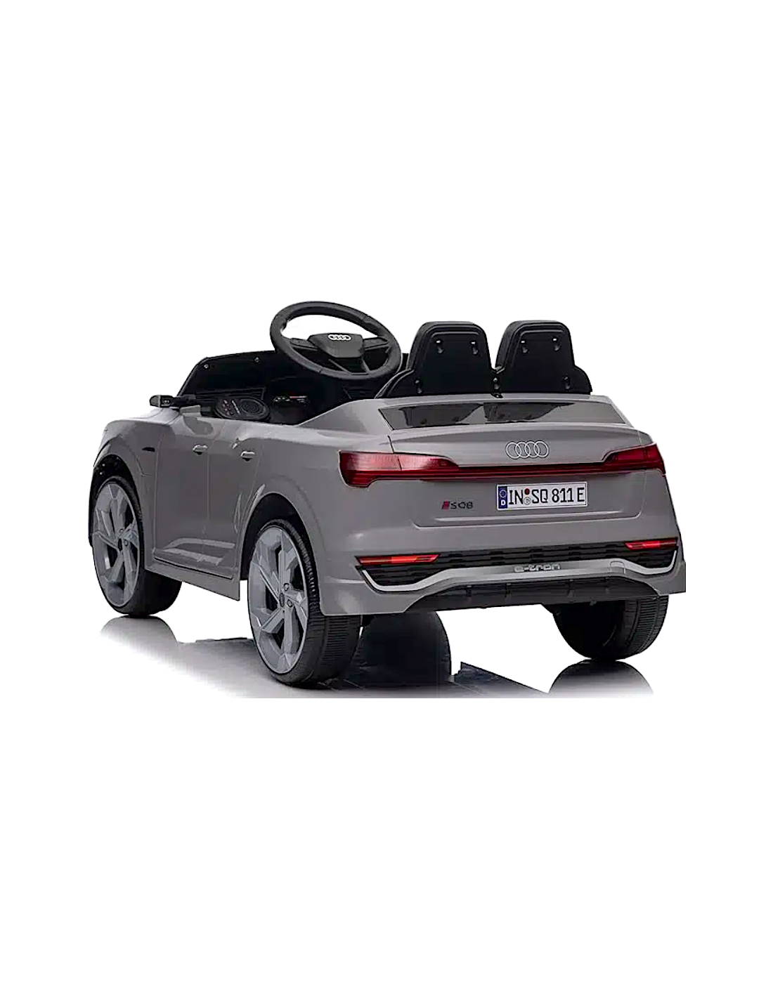 AUTO ELETTRICA CON TELECOMANDO, GIOCO BAMBINI AUDI SQ8 12V GRIGIA