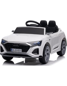 AUTO ELETTRICA CON TELECOMANDO GIOCO BAMBINI AUDI SQ8 12V BIANCA