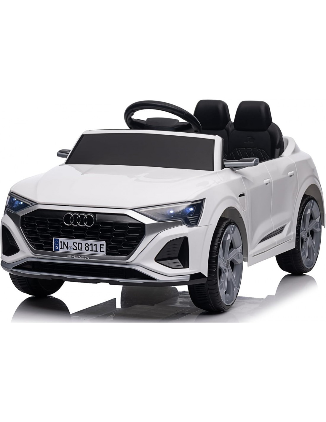 AUTO ELETTRICA CON TELECOMANDO GIOCO BAMBINI AUDI SQ8 12V BIANCA