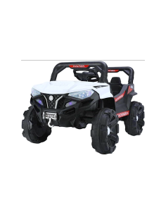 AUTO FUORISTRADA, 12V, BIANCA, GIOCO BAMBINI CON TELECOMANDO