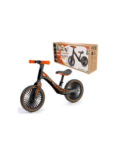 Feber Balance Bike Bicicletta Senza Pedali Nero/Arancio