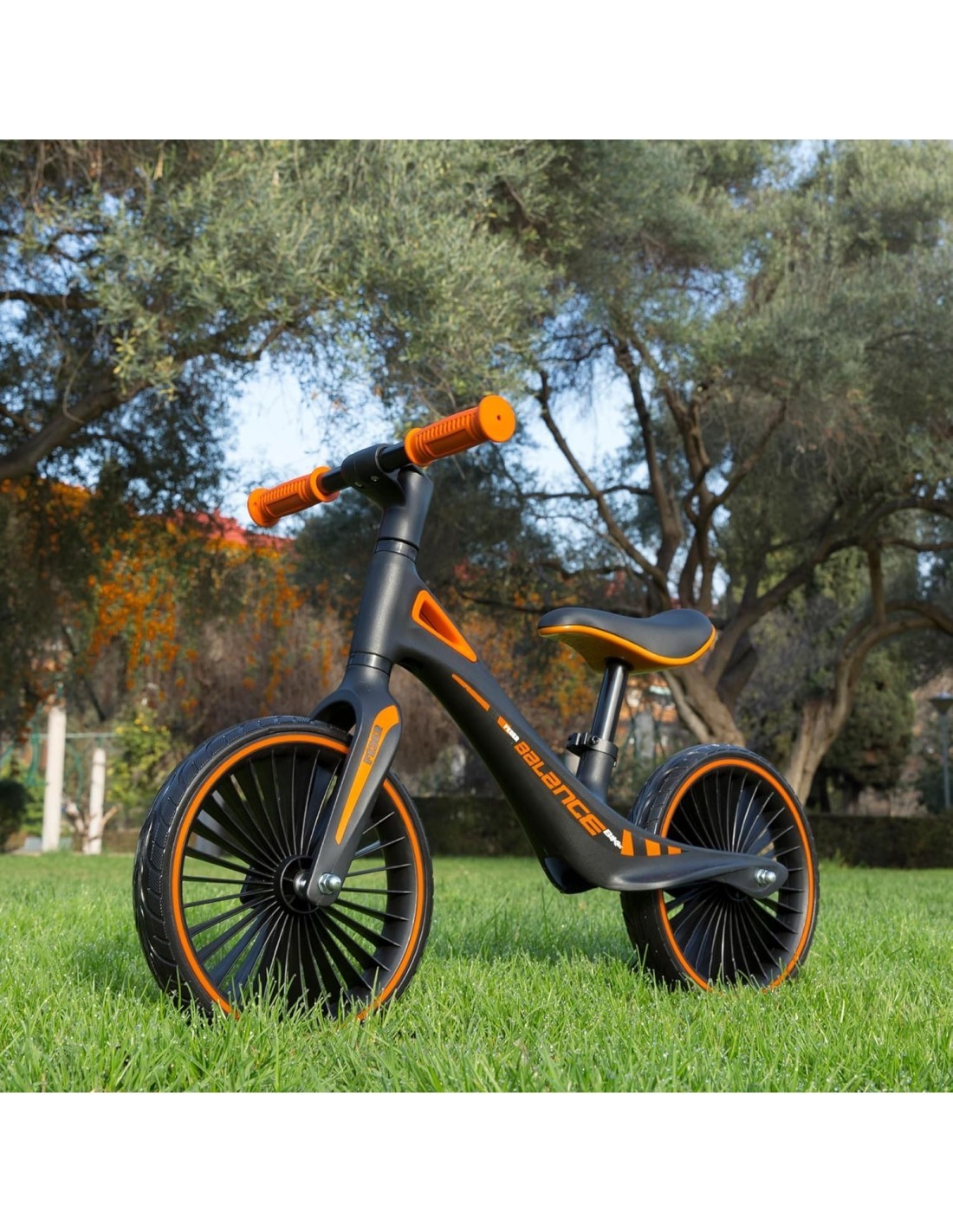 Feber Balance Bike Bicicletta Senza Pedali Nero/Arancio