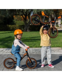 Feber Balance Bike Bicicletta Senza Pedali Nero/Arancio