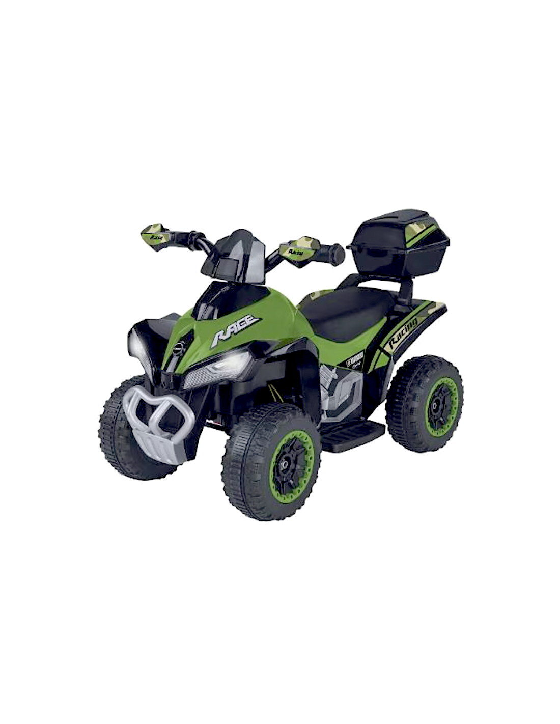 QUAD ELETTRICO, VERDE, 8V, BATTERIA LI-ION, BLUETOOTH, GLOBO 42900, BAMBINI 3+