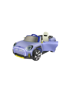 AUTO ELETTRICA, MINI ACEMAN, ROSA, 12V, BATTERIA LI-ION, TELECOMANDO PARENTALE, PORTE APRIBILI, GLOBO 42748, BAMBINI 3+