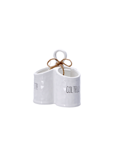 Portaposate in Ceramica 16x14x18 cm