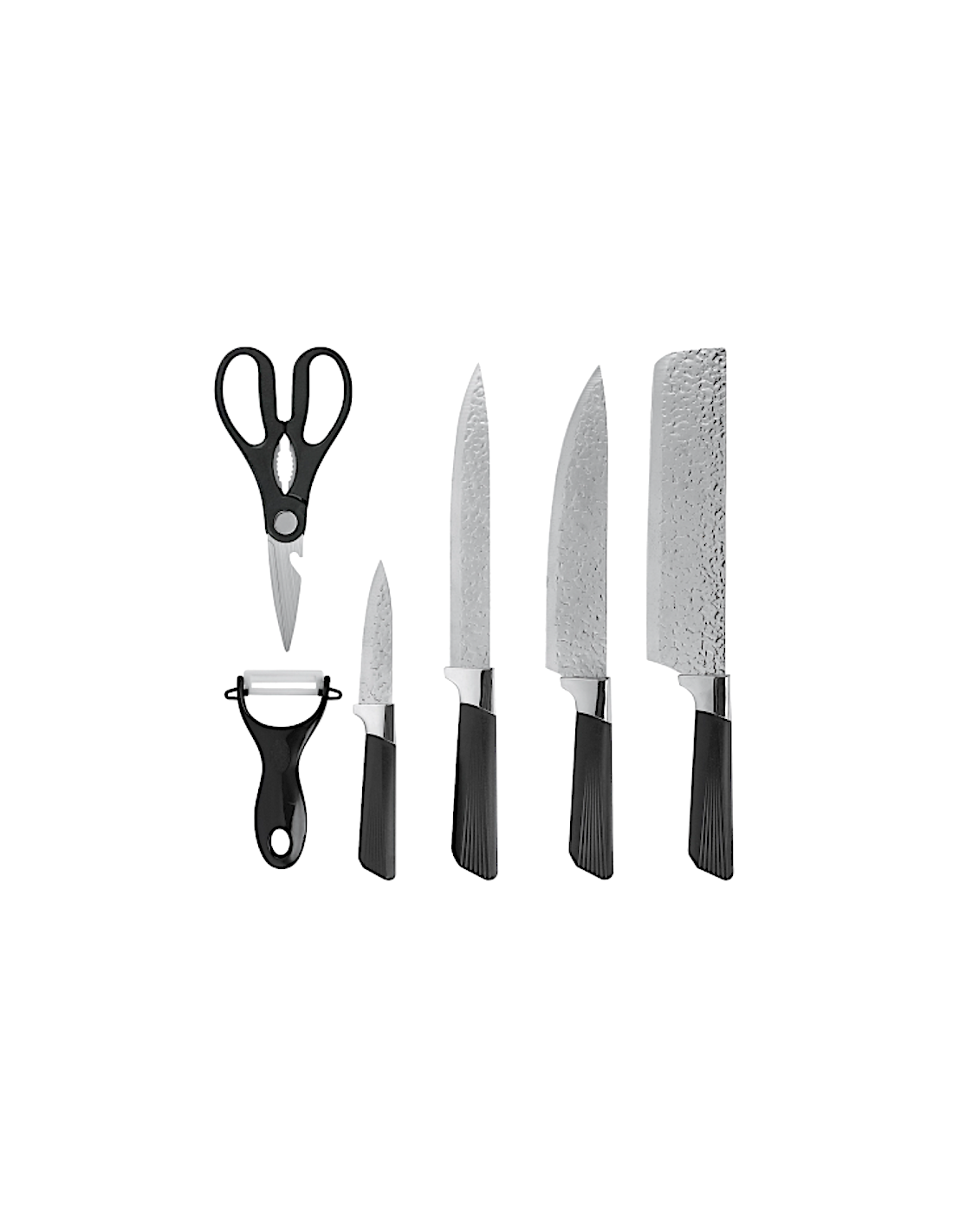 Set 4 utensili da cucina – Coltelli, Forbici e Pelapatate