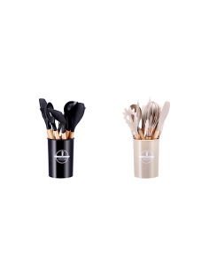 Portautensili da cucina con 11 utensili