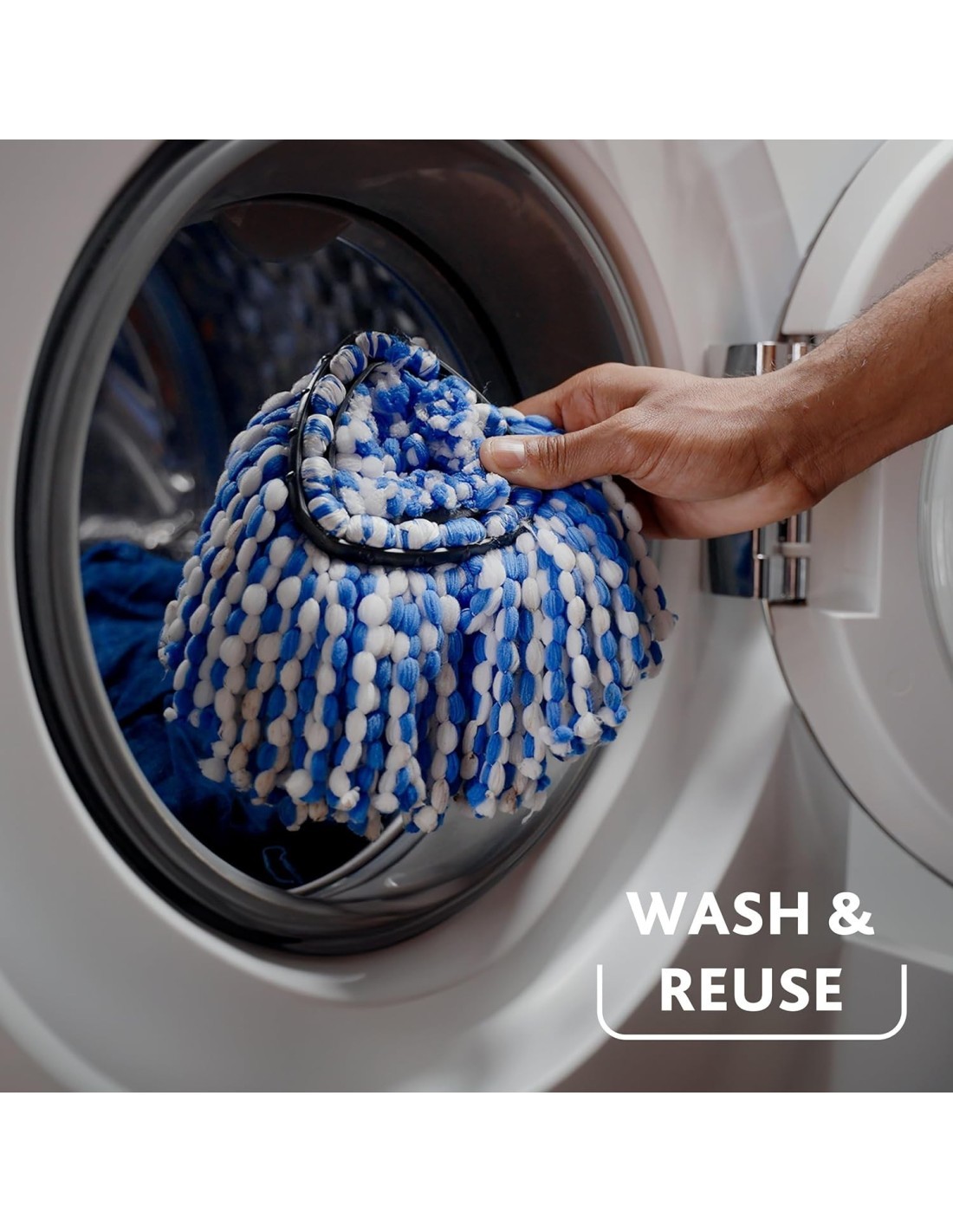 Vileda H2Pro Spin Mop System – Secchio con Strizzatore e Mocio Rotante