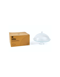 ALZATA 29341 CON CUPOLA 32X23CM VETRO