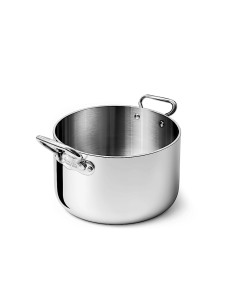 CASSERUOLA ALTA ALUINOX 5PLY 24CM 2MANICI