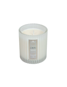 CANDELA PROFUMATA 211726A THE BIANCO 290GR VETRO