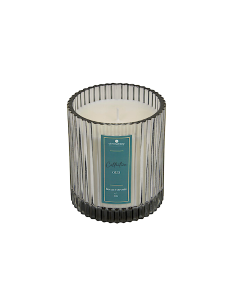 CANDELA PROFUMATA 211726D LEGNO 290GR VETRO