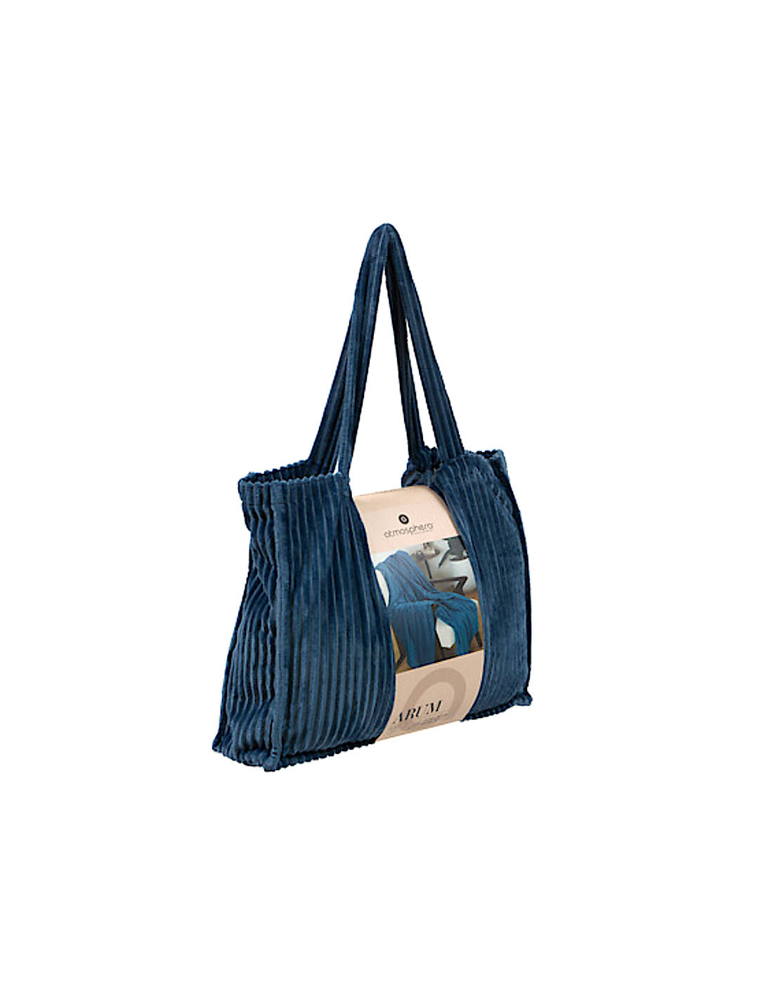 PLAID 212476B ARUM BLU 240X220 POLIESTERE