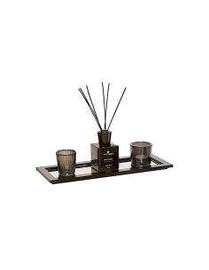 SET PROFUMATORE 211655 LUCIO 36X14X24CM VETRO/MDF