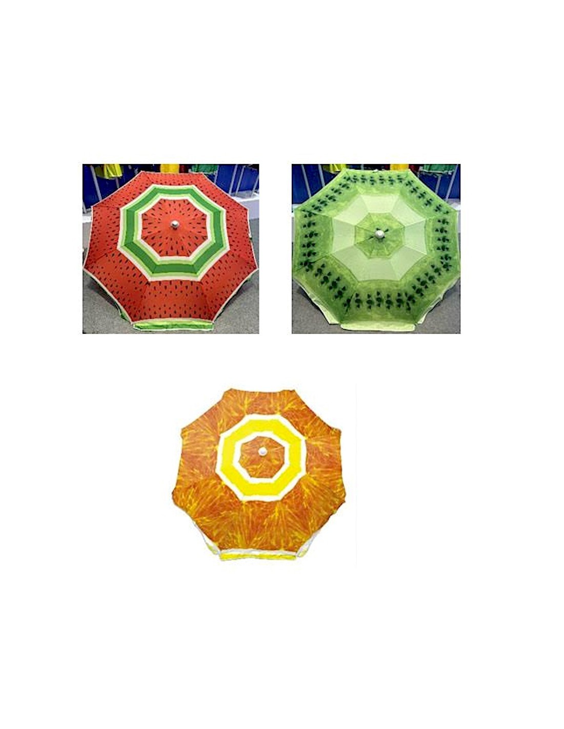 OMBRELLONE FRUITS 200 MULTIRIGHE (base non inclusa)