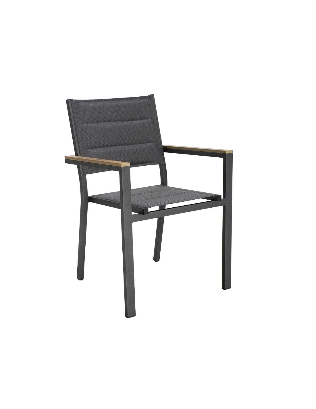 POLTRONA SANTORINI POLYWOOD ANTRACITE