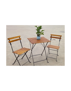 SET BISTRO TELFORD TAVOLO+2SEDIE 55X54CM