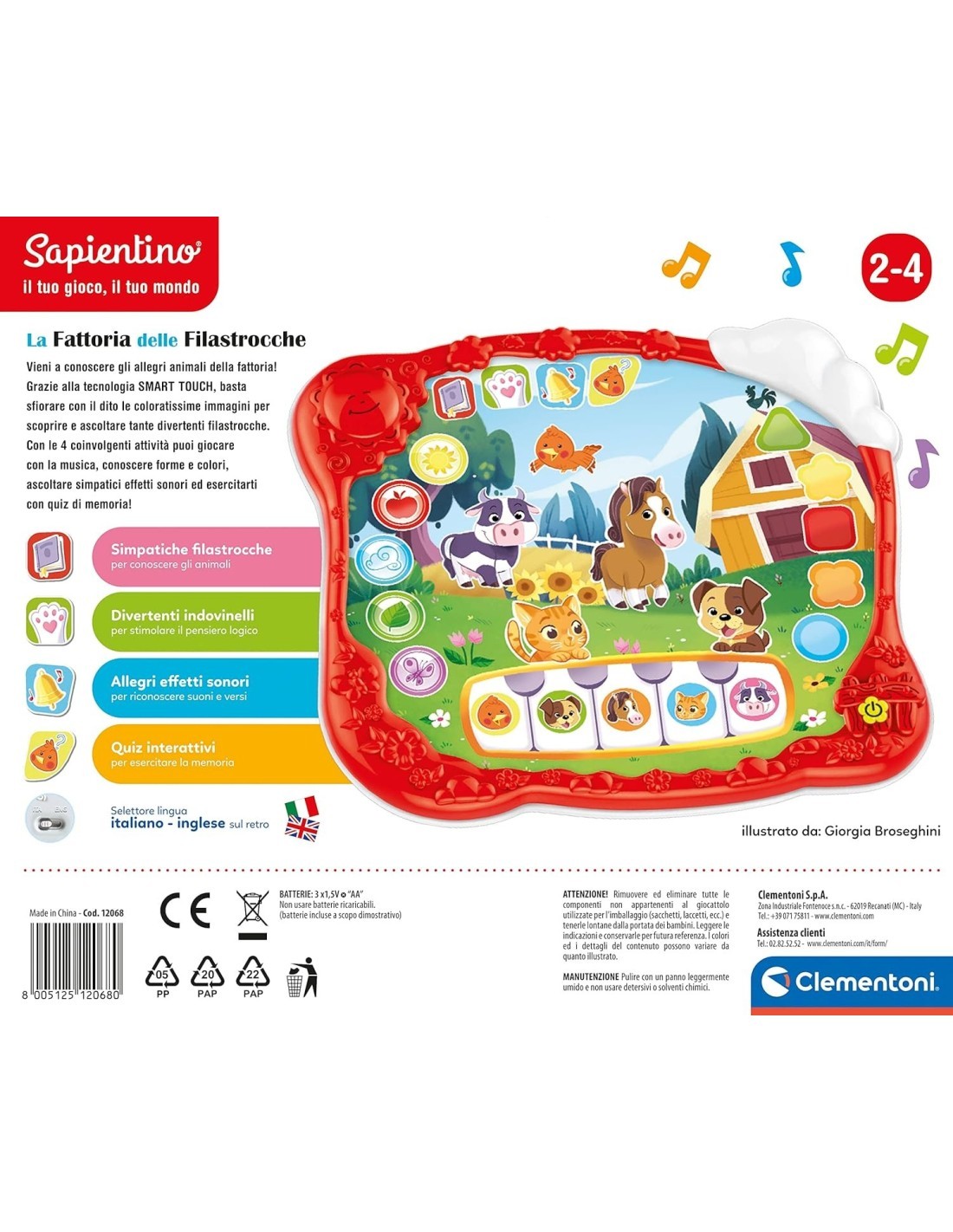 SAPIENTINO 12068 FATTORIA DELLE FILASTROCCHE CLEMENTONI su TreG Ing...