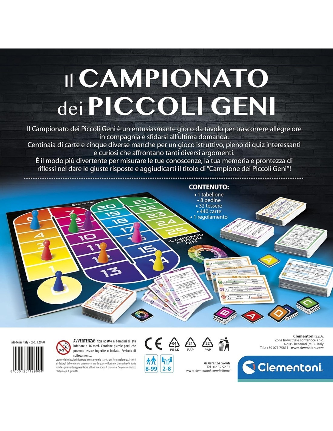 GIOCO 12990 CAMPIONATO PICCOLI GENI CLEMENTONI su TreG Ingrosso