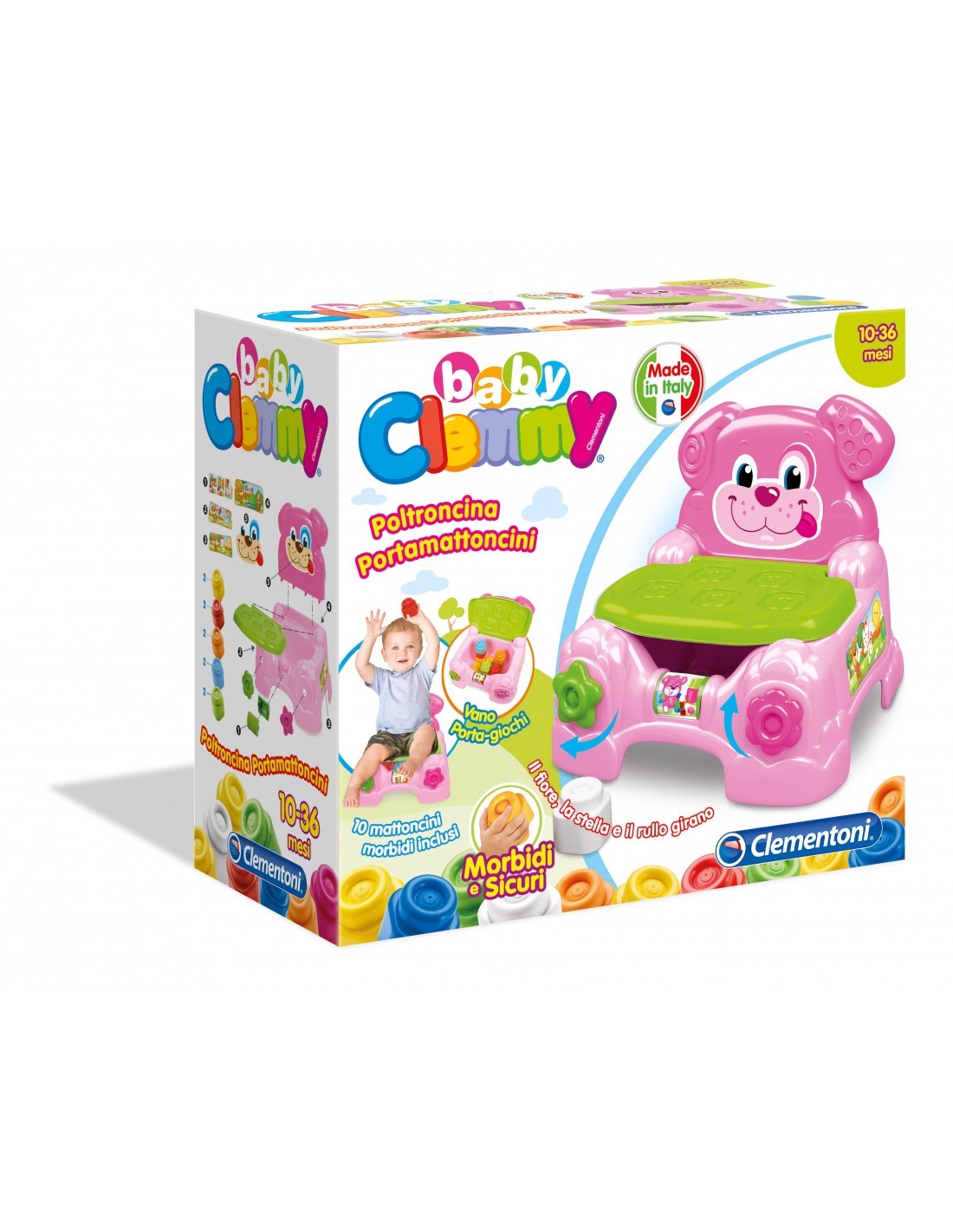 CLEMMY PORTA MATTONCINI CAGNOLINA 17141 CLEMENTONI su TreG Ingrosso