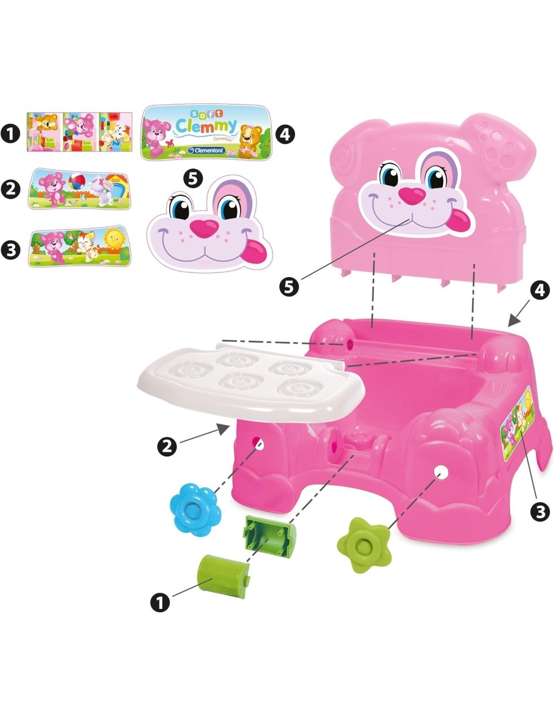 CLEMMY PORTA MATTONCINI CAGNOLINA 17141 CLEMENTONI su TreG Ingrosso