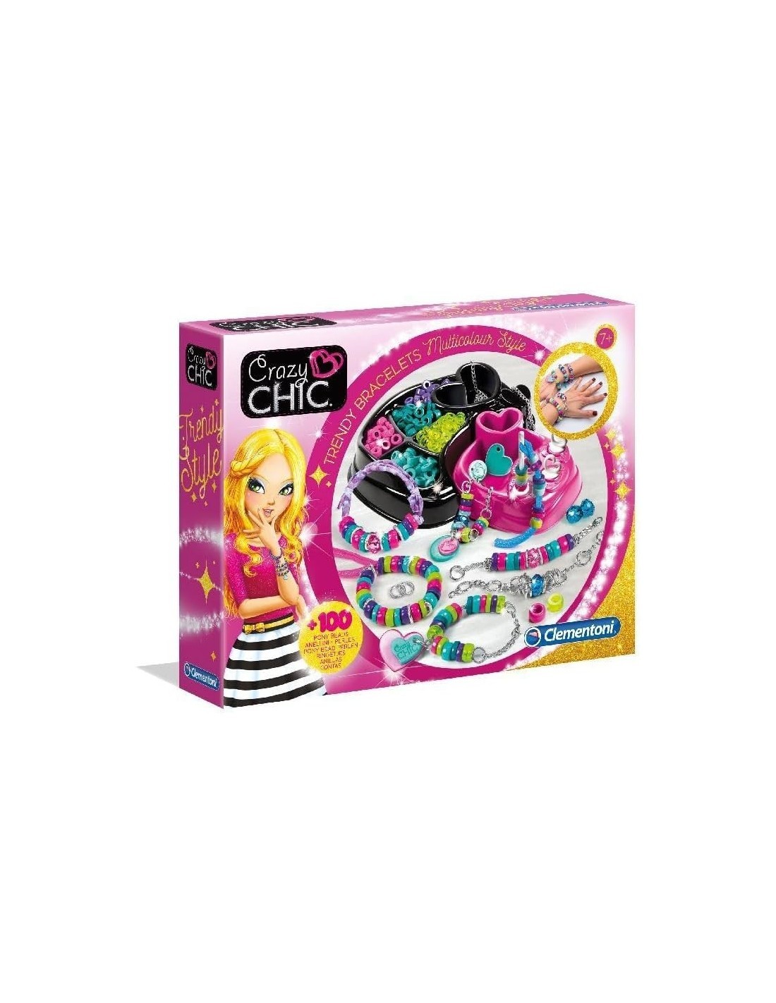 CRAZY CHIC 15180 BRACCIALI MULTICOLOR CLEMENTONI su TreG Ingrosso