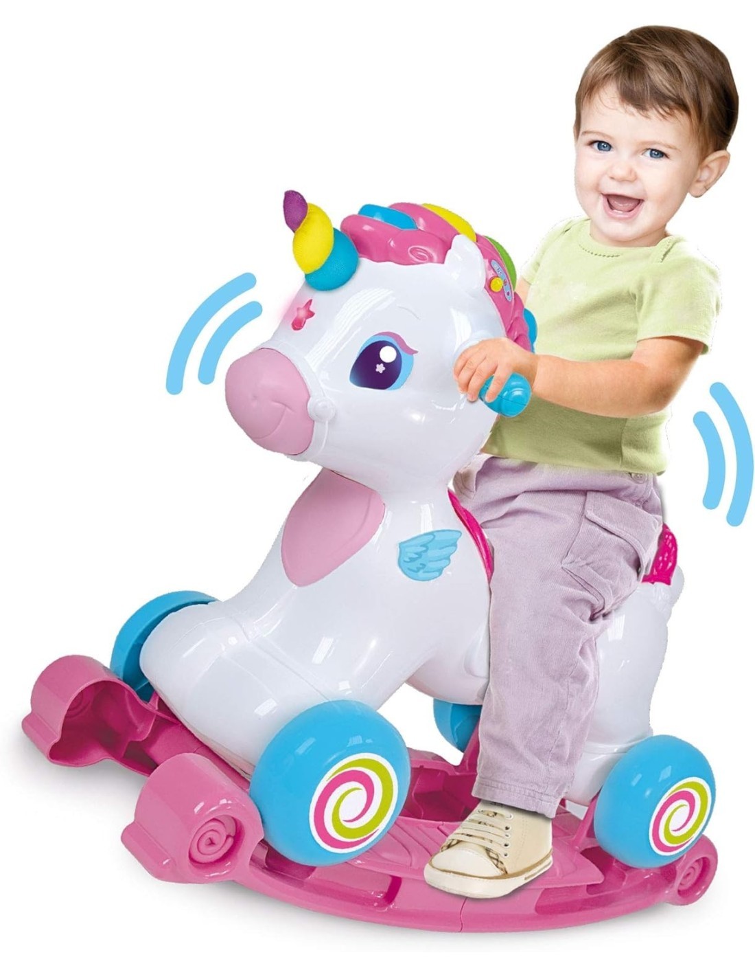 BABY NUVOLA DOLCE UNICORNO CAVALCABILE 17753 CLEMENTONI su TreG Ing...