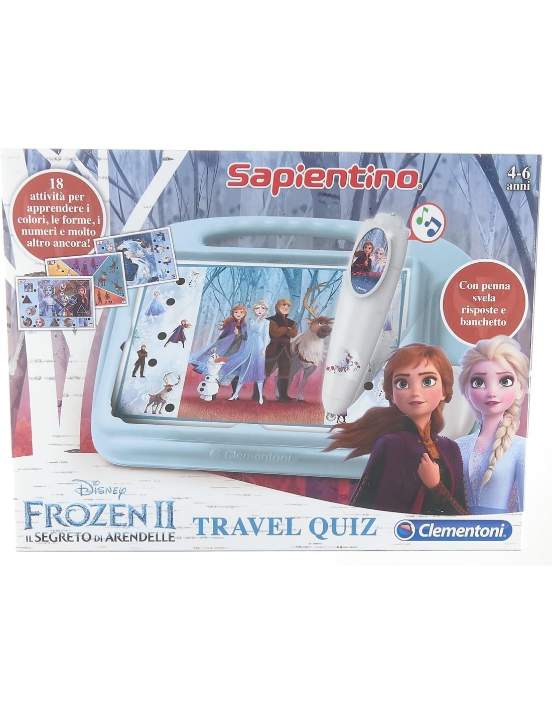 SAPIENTINO 16186 FROZEN2 TRAVEL QUIZ su TreG Ingrosso