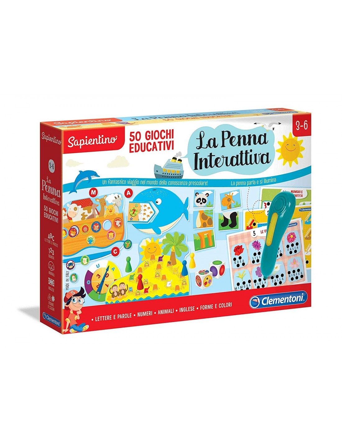 SAPIENTINO 16212 PENNA INTERATTIVA 50 GIOCHI su TreG Ingrosso