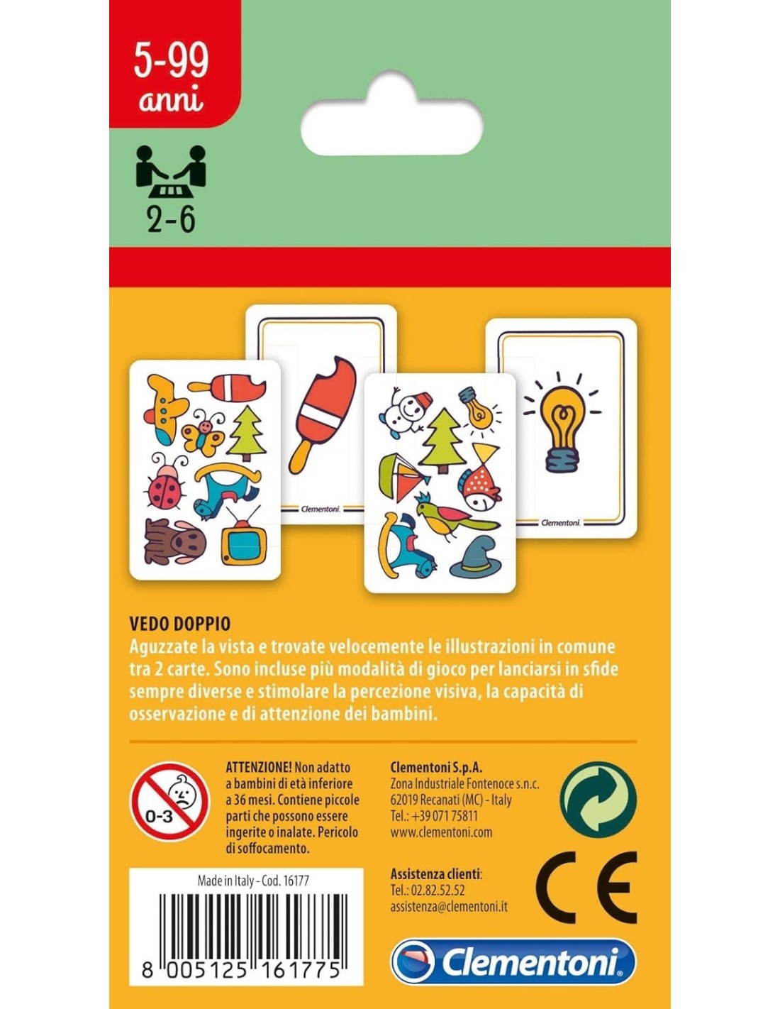 GIOCO CARTE 16177 VEDO DOPPIO su TreG Ingrosso