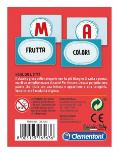 GIOCO CARTE 16563 NOMI COSE CITTA' su TreG Ingrosso