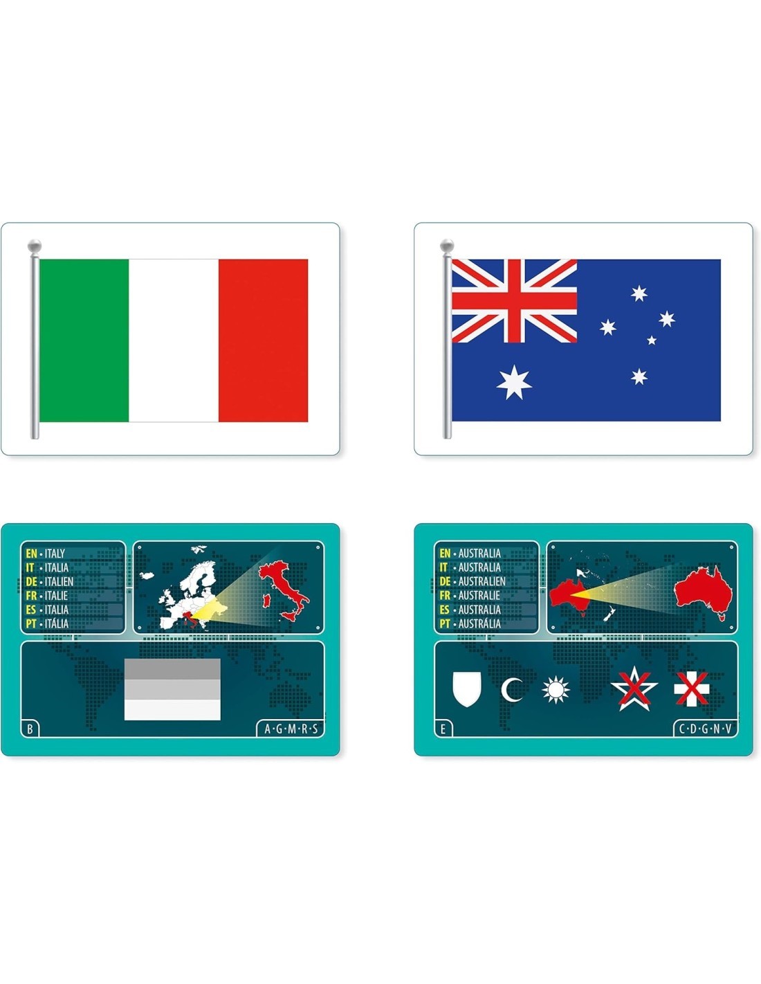 GIOCO CARTE 16564 GIOCO DELLE BANDIERE su TreG Ingrosso