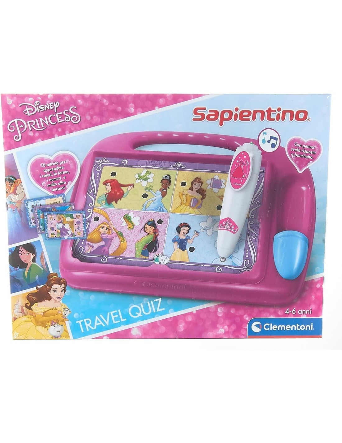 SAPIENTINO 11979 PRINCESS TRAVEL QUIZ CLEMENTONI su TreG Ingrosso