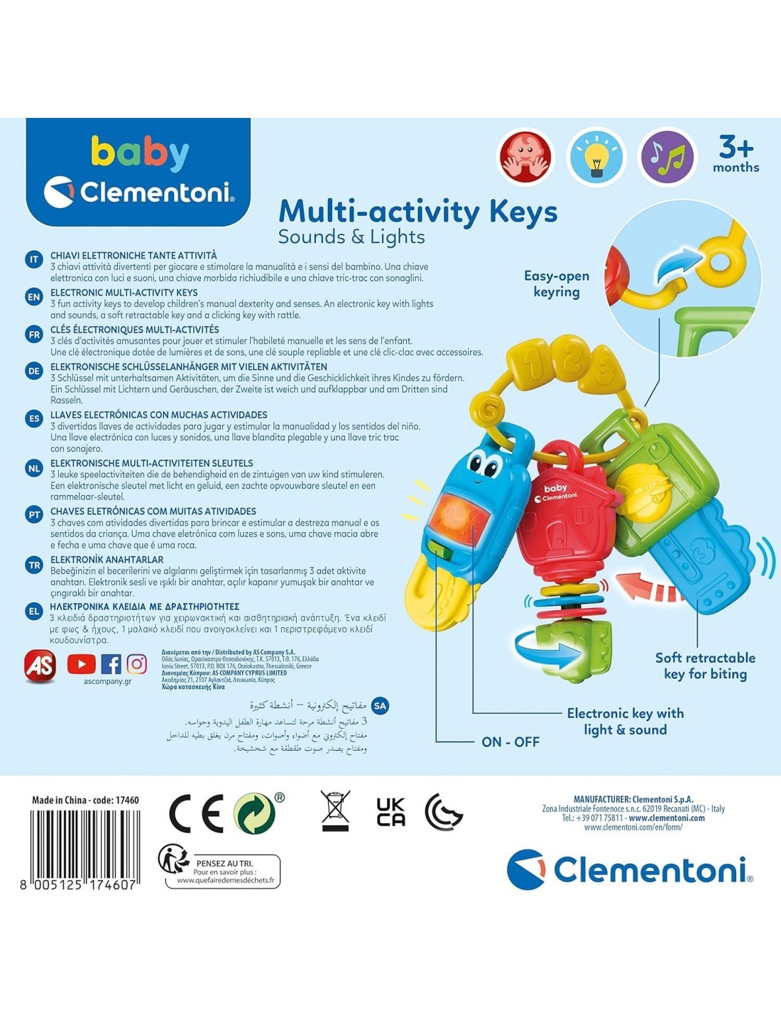 BABY 17460 CHIAVI MULTIATTIVITA' su TreG Ingrosso