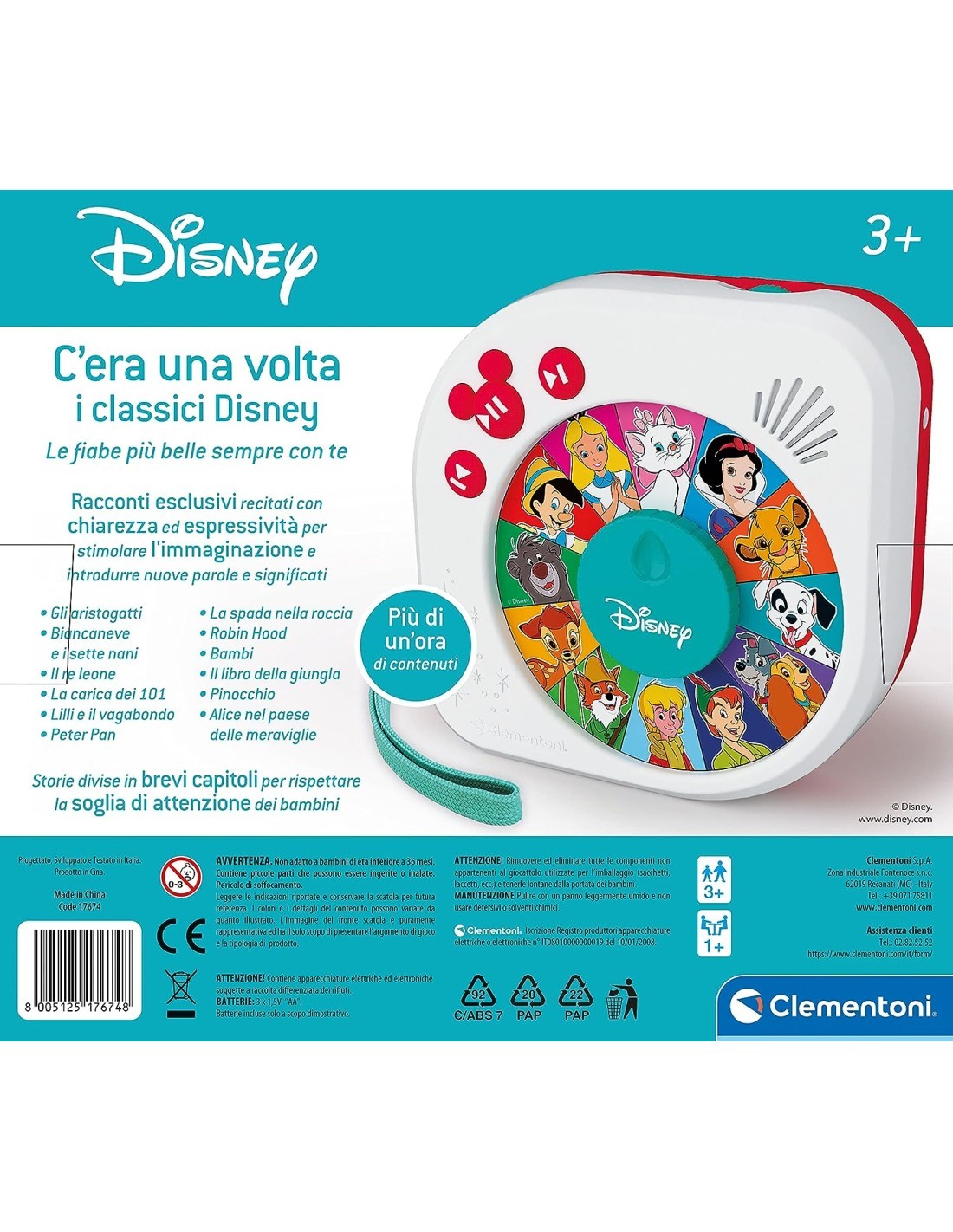 DISNEY 17674 C'ERA UNA VOLTA su TreG Ingrosso