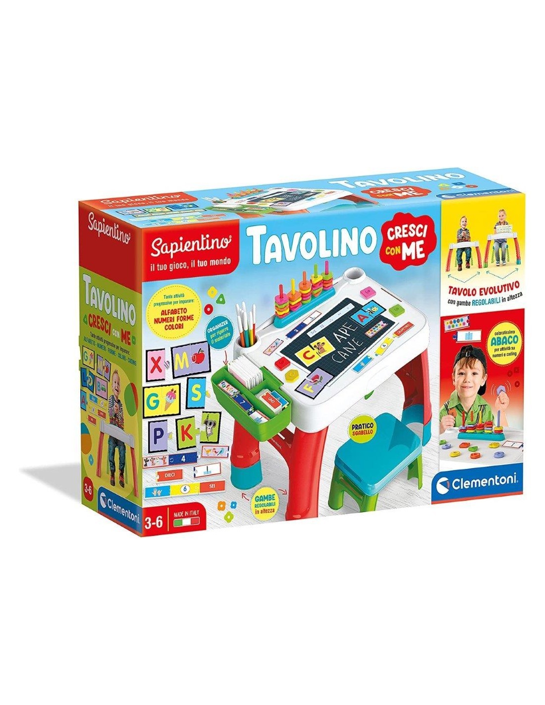 SAPIENTINO 16745 TAVOLINO CRESCI CON ME su TreG Ingrosso