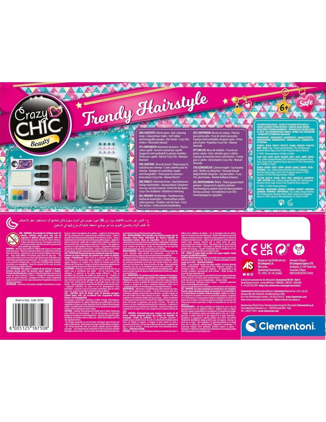 CRAZY CHIC 18750 TRENDY HAIRSTYLES su TreG Ingrosso