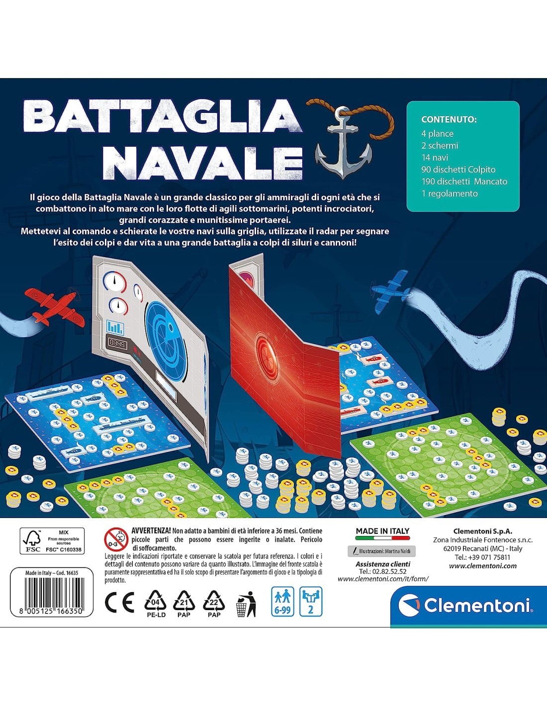 GIOCO 16635 BATTAGLIA NAVALE su TreG Ingrosso