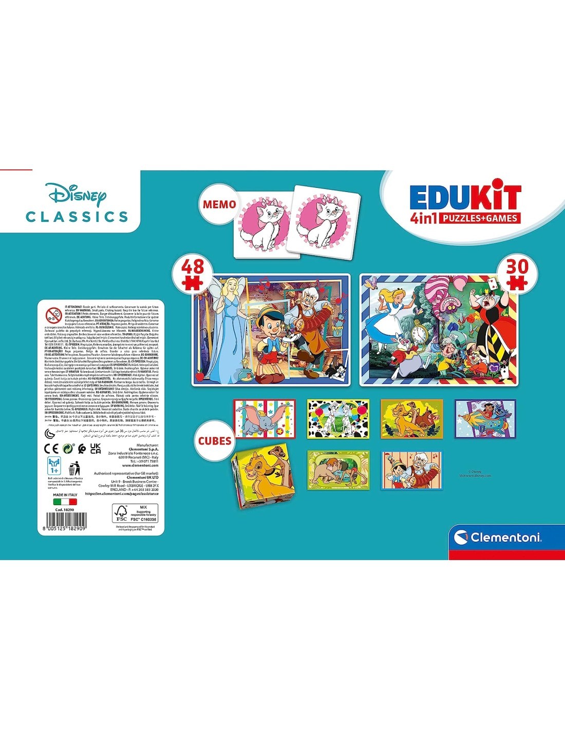 DISNEY 18290 EDUKIT 4IN1 su TreG Ingrosso