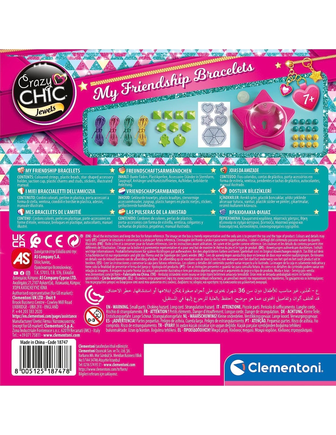 CRAZY CHIC 18747 FRIENDSHIP BRACELETS su TreG Ingrosso